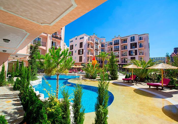 Romance Marine Aparthotel Sunny Beach Exterior photo