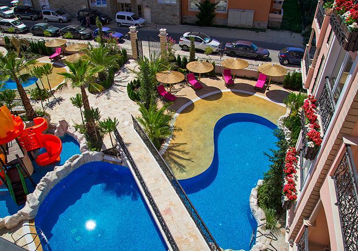 Romance Marine Aparthotel Sunny Beach Exterior photo